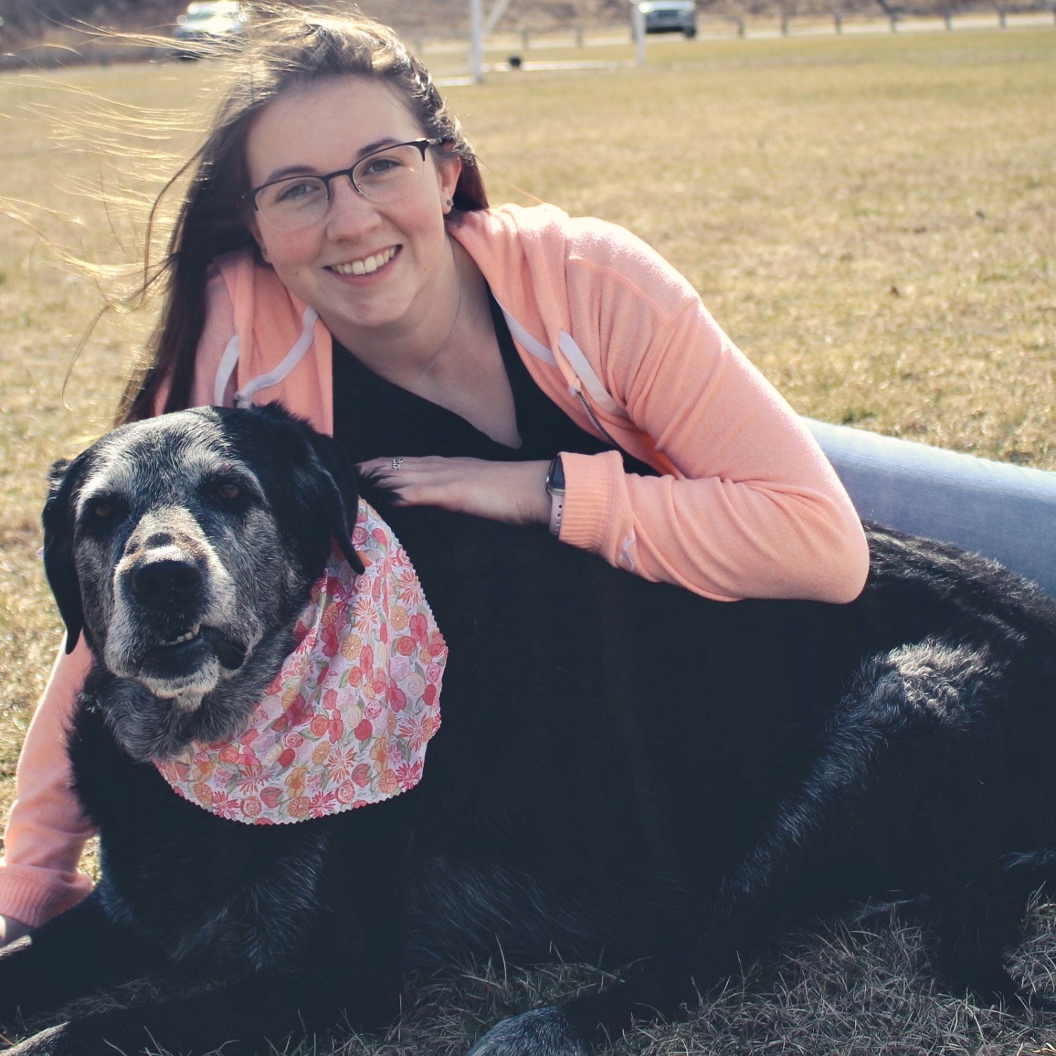 Michaela, Veterinary Technician, and "Sam"